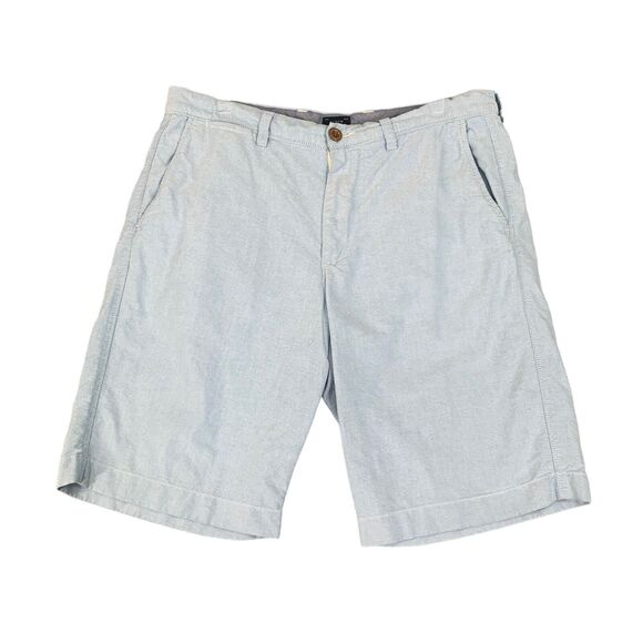 J Crew Shorts Mens 33 Breeze Flat Front Slash Pocket Cotton Casual Club Chino - Picture 1 of 13